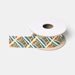 Los Angeles California CA Vintage Travel Souvenir Satin Ribbon