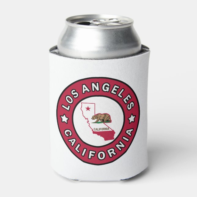 Los Angeles California Can Cooler (Can Front)
