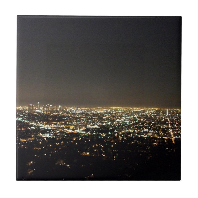 Los Angeles California Ceramic Tile (Front)