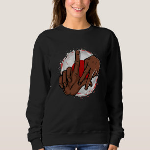 Los Angeles California Chicano Japan Flag LA Hand  Sweatshirt