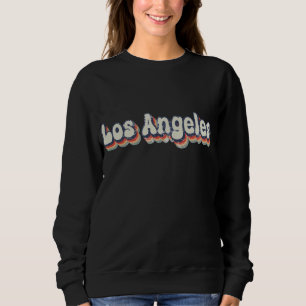Los Angeles California Chrome City Classic Art Sweatshirt