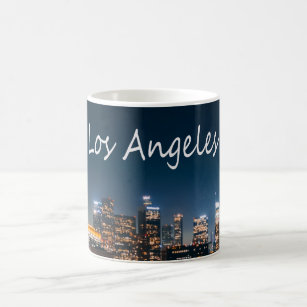 Los Angeles California City Skyline at night Coffee Mug