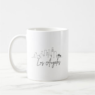 Los Angeles, California   City Stylised Skyline Coffee Mug