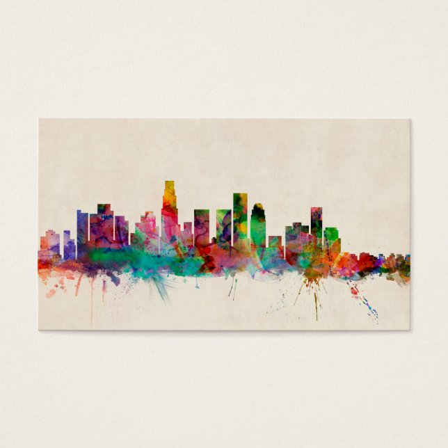 Los Angeles California Cityscape Skyline (Front)