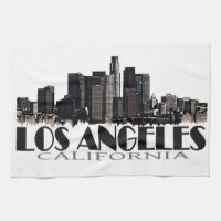 Los Angeles California dark skyline
