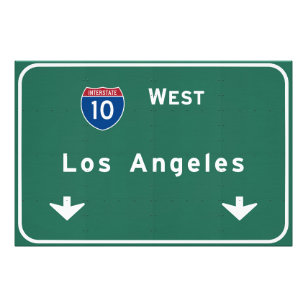 Los Angeles California Interstate Highway Freeway Photo Print