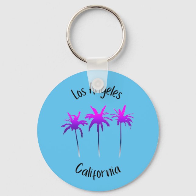 Los Angeles California  Key Ring (Front)
