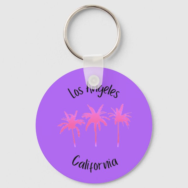Los Angeles California  Key Ring (Front)