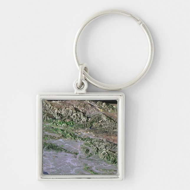 Los Angeles, California Key Ring (Front)