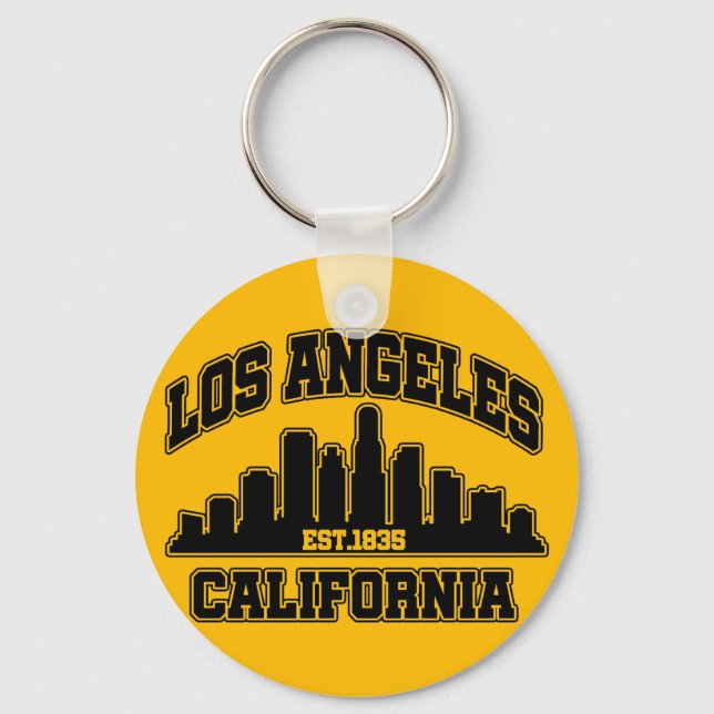 Los Angeles,California Key Ring (Front)