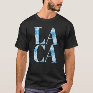 Los Angeles California LA CA Souvenirs Blue White  T-Shirt