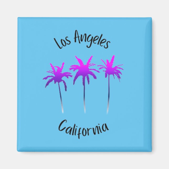 Los Angeles California    Magnet (Front)