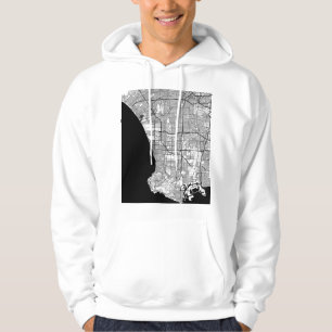Los Angeles California Map Hoodie