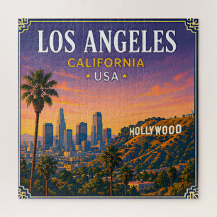 🌴 Los Angeles California Memory From Hollywood 🌴 Jigsaw Puzzle