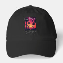 Los Angeles California Paradise Sunset Retro