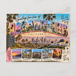 Los Angeles California Postcard