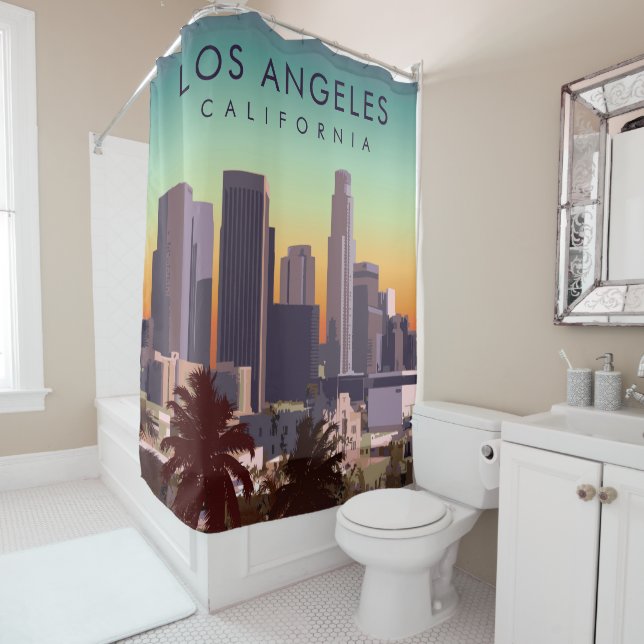 Los Angeles, California Shower Curtain (In Situ)