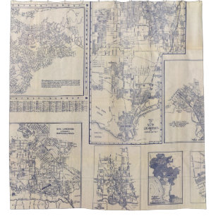 Los Angeles, California Shower Curtain
