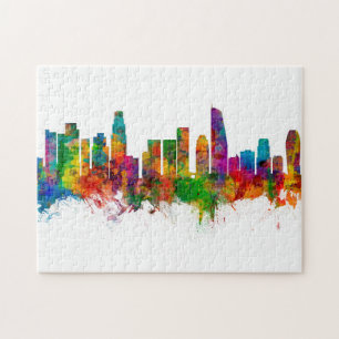 Los Angeles California Skyline Jigsaw Puzzle