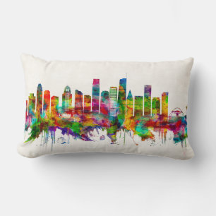 Los Angeles California Skyline Lumbar Cushion