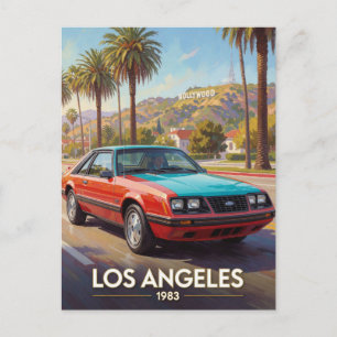 Los Angeles California Street Performance 1983 Postcard