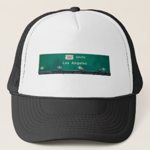 Los Angeles, California street sign Trucker Hat