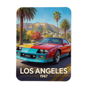 Los Angeles California Sunset Performance 1987 Magnet