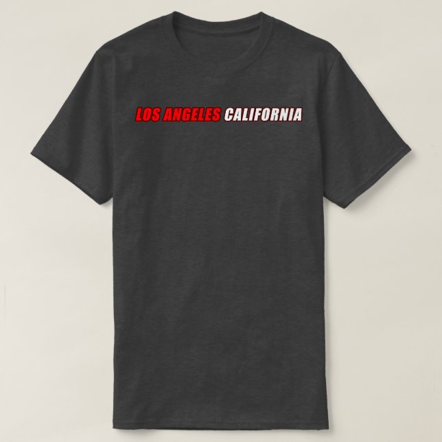 Los Angeles California TShirt (Design Front)