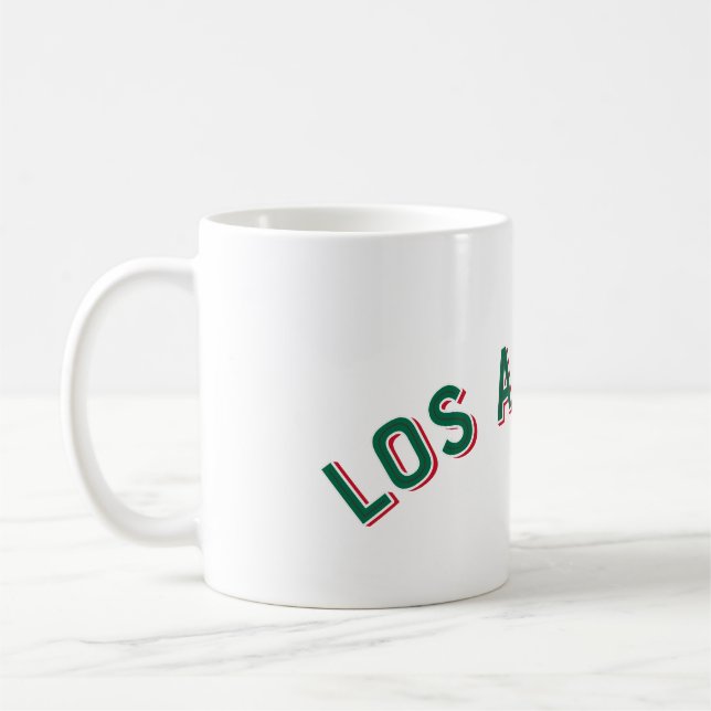 Los Angeles, California Vintage Arch Coffee Mug (Left)