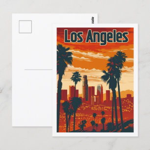 Los Angeles California Vintage Famous TravelPlace  Postcard