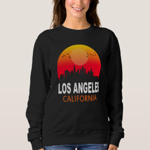 Los Angeles California Vintage Sunset Retro City S Sweatshirt