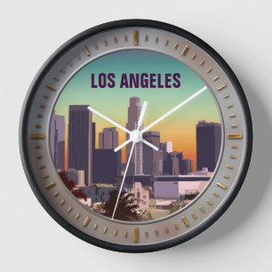 Los Angeles, California Wall Clock