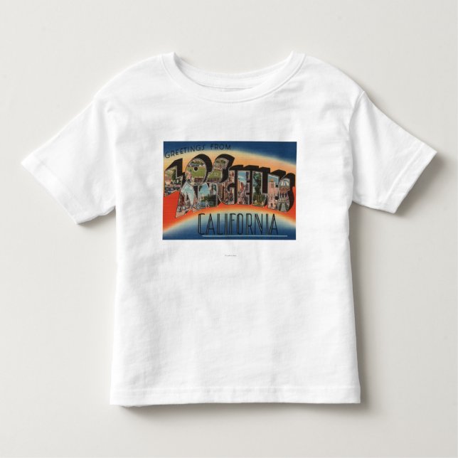 Los Angeles, CaliforniaLarge Letter Scenes 2 Toddler T-Shirt (Front)
