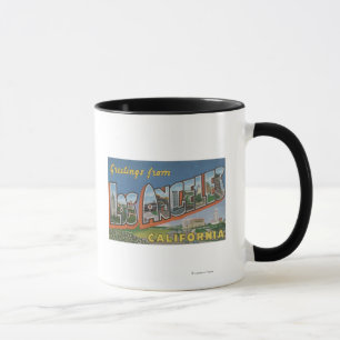 Los Angeles, CaliforniaLarge Letter Scenes Mug