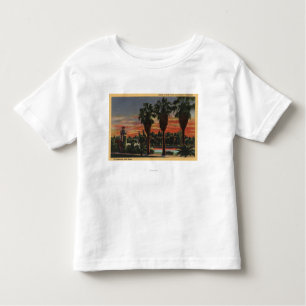 Los Angeles, CaliforniaSunset in Echo Park Toddler T-Shirt