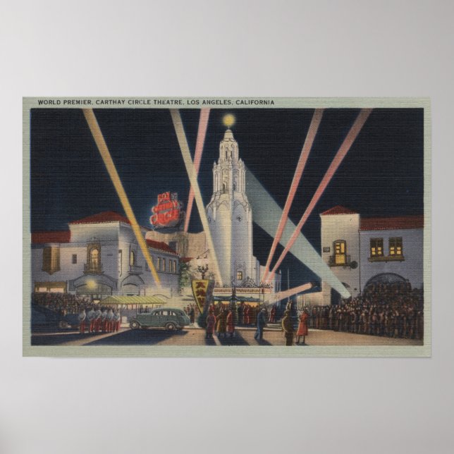 Los Angeles, CAPremier, Carthay Circle Theatre Poster (Front)