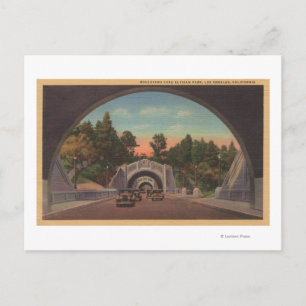 Los Angeles, CATunnel View of Elysian Park Postcard