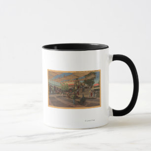 Los Angeles, CAView of Plaza in Chinatown Mug
