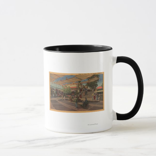Los Angeles, CAView of Plaza in Chinatown Mug (Right)