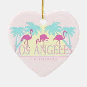 Los Angeles Ceramic Ornament