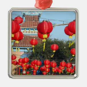 Los Angeles Chinatown Metal Tree Decoration