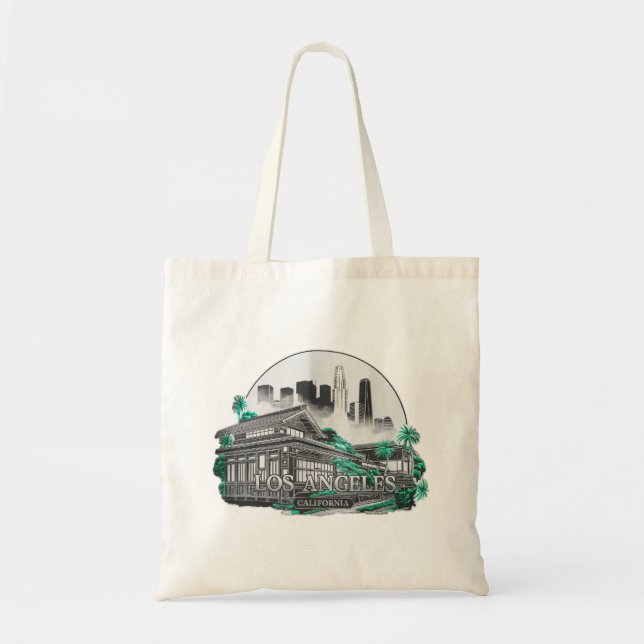 Los Angeles City California USA Tote Bag (Front)
