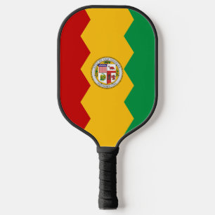 Los Angeles City flag Pickleball Paddle