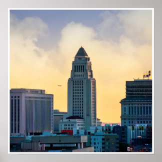 Los Angeles City Hall Print | Downtown LA Art