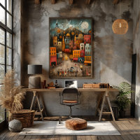 Los Angeles: City of Angels - Whimsical Art