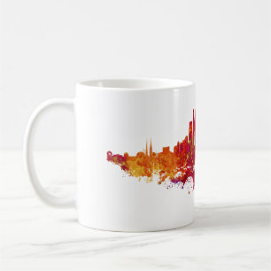 Los Angeles City Skyline Colourful Coffee Mug