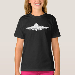 Los Angeles City Skyline Watercolor  T-Shirt