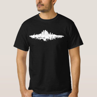 Los Angeles City Skyline Watercolor  T-Shirt