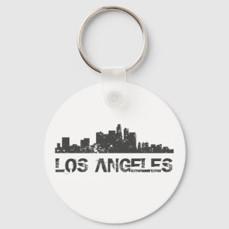 Los Angeles Cityscape Skyline Key Ring