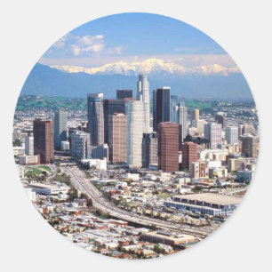 Los Angeles Classic Round Sticker